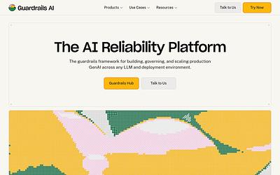 Screenshot of Guardrails AI webpage