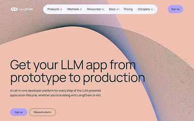 Screenshot of LangSmith webpage